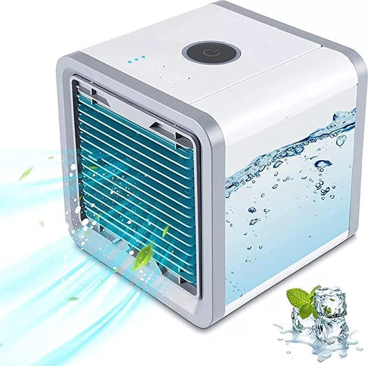 Mini Arctic Air Cooler (New 2023 Edition) Portable 3-In-1 Mini Cooler (Conditioner/Humidifier/Purifier) Air Cooler For Personal Space-New