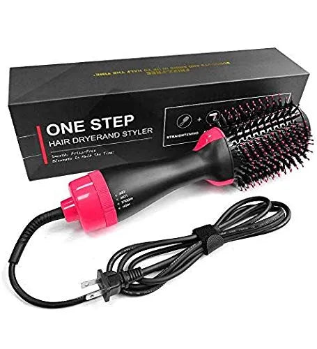Hair Dryer Brush - Hot Air Brush One Step Hair Dryer & Volumizer 3 in 1 Brush Blow Dryer Styler for Rotating Straightening