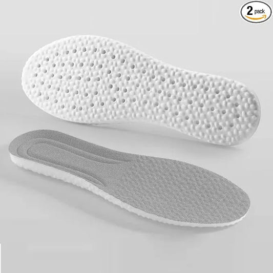 Unisex Grey Comfortable Athletic Insoles Pair for Formal and Sports Shoes :(39-45)