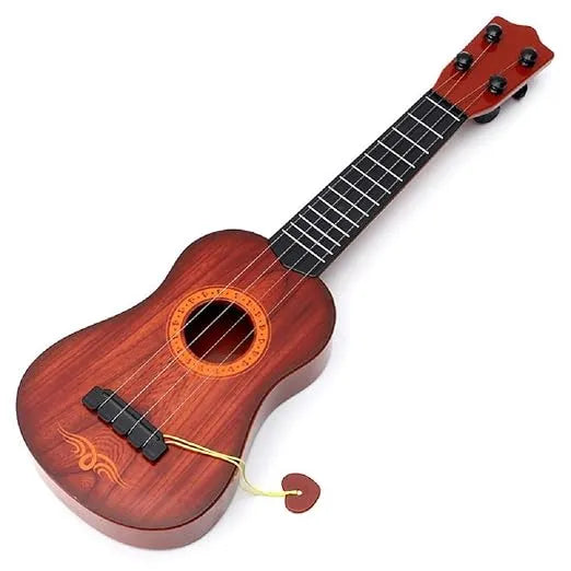 Guitar Toy for Kids 4-String Acoustic Music Learning Toys Musical Instrument Educational Guitar Toy for Beginners Kids Child