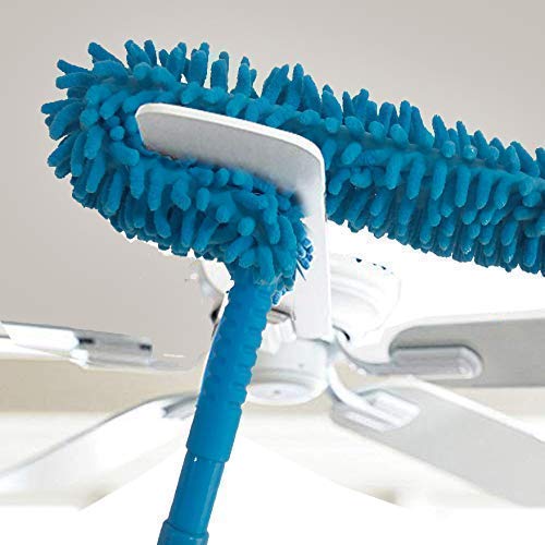 Multipurpose Microfiber Magic Fan Cleaning Brush with Long Rod for car Home Wet and Dry Duster