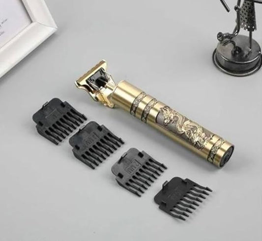 Professional MaxtopT99 Rechargeable cordless Electric Blade Beard Trimmer N72 Trimmer 120 min Runtime 3 Length Settings  (Gold)