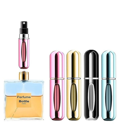 MECHBORN Portable Mini Perfume Refillable Atomizer Container, Portable Perfume Spray Bottle, Travel Perfume Scent Pump Case Fragrance Bottle for Traveling (5 ml) (4)