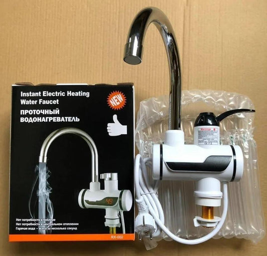Electric Tap Heating Faucet Kitchen And Bathroom Heating Dispenser Tap Digital Temperature With Display