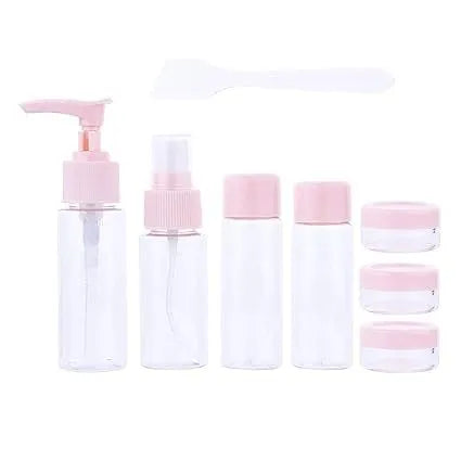 7 PCS COSMETICS BOTTLE for Travel Refillable Small Mini Empty Plastic