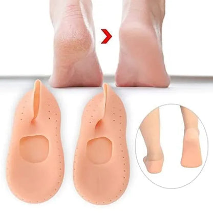 New Silicone Full Heel Socks Full Length Silicone Protector Moisturizing Socks for Foot-Care and Heel Cracks for cracked feet,heel pad for heel pain,anti crack heel socks