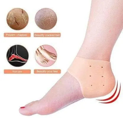 Anti Crack Full Length Silicone Foot Moisturizing Socks for Foot-Care and Heel Cracks Pain Relief for Men and Women