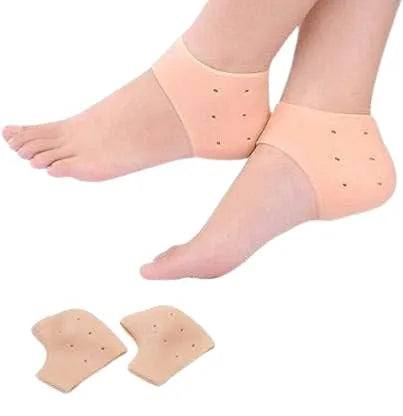 Anti Crack Full Length Silicone Foot Moisturizing Socks for Foot-Care and Heel Cracks Pain Relief for Men and Women