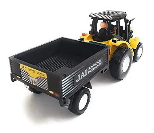 Farmer Tractor Toy with Trolley Toy for Kids