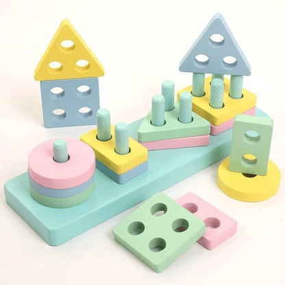 WOODEN SHAPE SORTER BLOCK