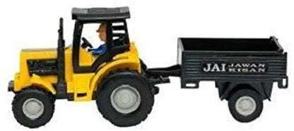 Farmer Tractor Toy with Trolley Toy for Kids