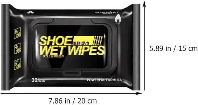 Shoe Cleaner Wipes 80 Pcs Portable Sneakers Cleaner Shoe Wipes Quickly Remove Dirt & Stains, Sneakers Cleaning Kit for Most Footwear Pack of 1 (80)