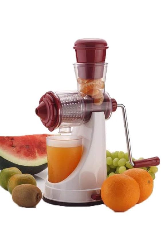 Manual Fruit and Vegetable Juicer with Steel Handle