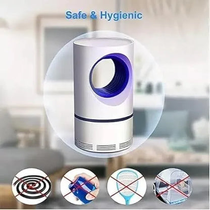 Blue Hole Mosquito Killer UV Light LED Mosquito Lamp Electric Indoor Mosquito Trap Non-Toxic No Zapper Suction Fan Large