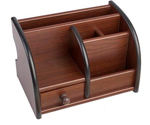 WOODEN PEN STAND ROUND