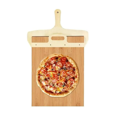 Sliding Pizza Peel, Pizza Paddle With Handle - Sliding Pizza Shovel Slide,