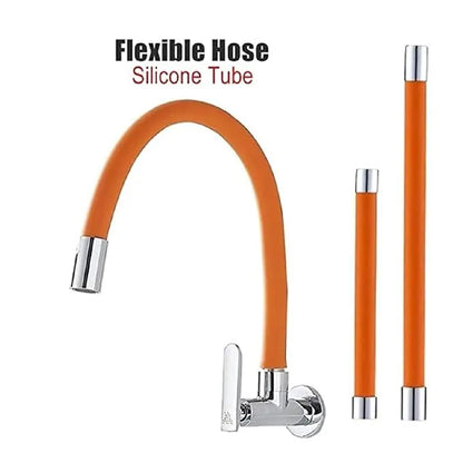 Kitchen and Bathroom Flexible Faucet Pipe 30 cm Polished