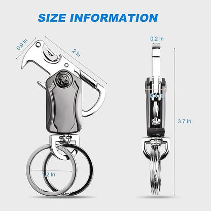 5 IN 1 ROTATING KEYCHAIN