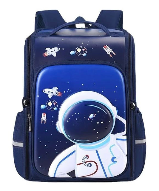 MILONI USA Astronaut Space School Backpack for Kids Girls Stylish Durable Shoulder School 6-12 Years Astronaut Space School Kids Backpack, Water Resistant, Zipper Closure (Astronaut Backpack)