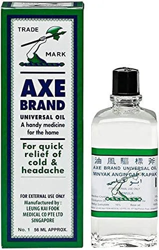 Axe Oil for Instant Pain, Cold and Headache Relief, 56ml,1 Pc (56 ML)