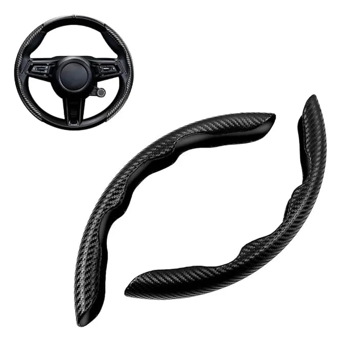 Fiber Steering Wheel Cover Universal Steering Wheel Cover Car Interior Decoration Car Steering Wheel Anti-Slip Cover