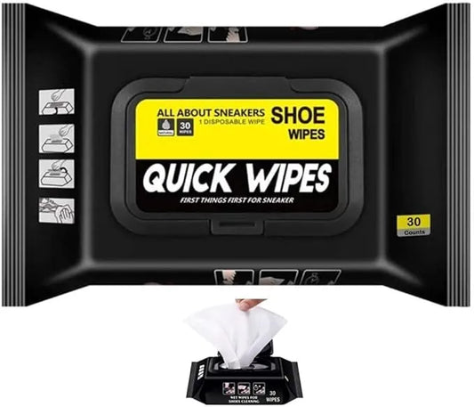 Shoe Cleaner Wipes 80 Pcs Portable Sneakers Cleaner Shoe Wipes Quickly Remove Dirt & Stains, Sneakers Cleaning Kit for Most Footwear Pack of 1 (80)