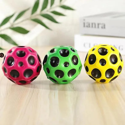 Rubber Moon Ball Bouncy Coral Kickball Anti Stress Ball