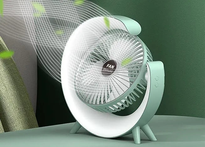 Colorful G Shape Fan/Multifunctional Colorful desktop small fan portable floor mounted fan with light