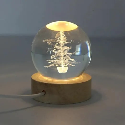 Christmas TreeCrystal Night Lamp