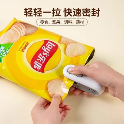 Mini Sealer Sealing Machine Vacuum Sealer Bag Sealer Heat Sealer Plastic Sealer Press Bag Sealer Plastic Bag Sealer Chip Bag Sealer Handheld Chip Sealer Machine Mini Bag Sealer