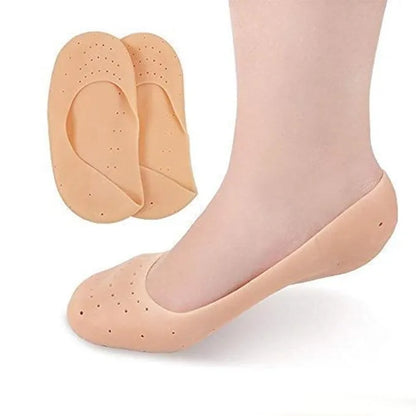 Anti Crack Full Length Silicone Foot Protector Moisturizing Socks for Foot-Care and Heel Cracks,socks for cracked feet,heel pad for heel pain,anti crack heel socks