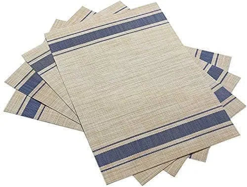 TABLE MAT BLUE LINE 4 PCS