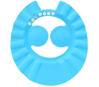 Soft Adjustable Visor Hat Safe Shampoo Shower Bathing Protection Bath Cap for Toddler, Baby, Kids, Children