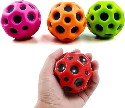 Rubber Moon Ball Bouncy Coral Kickball Anti Stress Ball