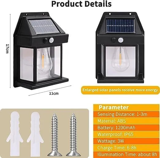 Solar Interaction Wall Lamp Outdoor Waterproof Up and Down Luminous Lighting Solar LED Wall Light Induction Lamp Villa Garden Lights Yard Patio Fence Lamps