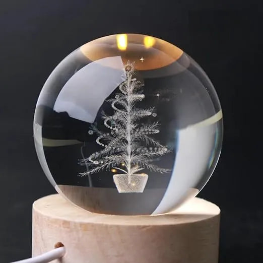 Christmas TreeCrystal Night Lamp