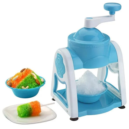 Manual Ice Gola Snow Maker Machine, with Blade for Home (Multicolor)