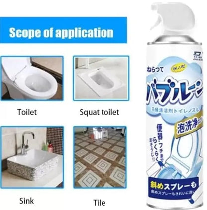 Toilet Cleaner || Fast Active Cleansing & Antimicrobial Action || Disinfectant Spray for Bidet Seat Nozzles TOILET BOWL FOAM CLEANER SPRAY Liquid Toilet Cleaner