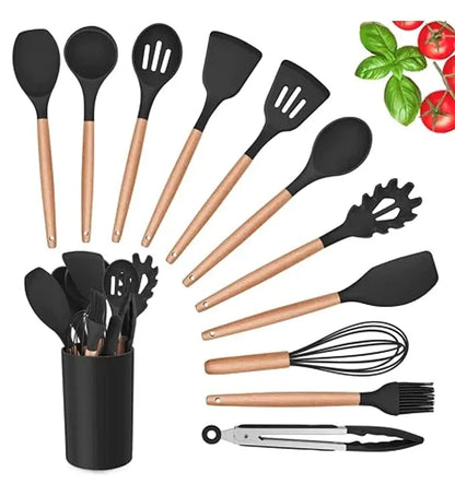 Silicone spatula set 12 pcs