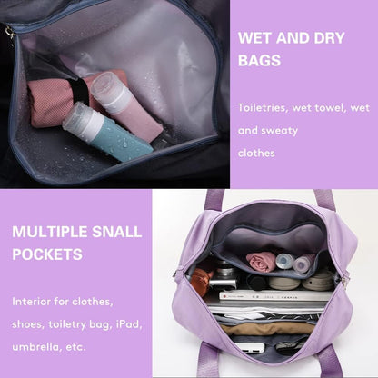 Foldable Travel Bag (Multicolour)