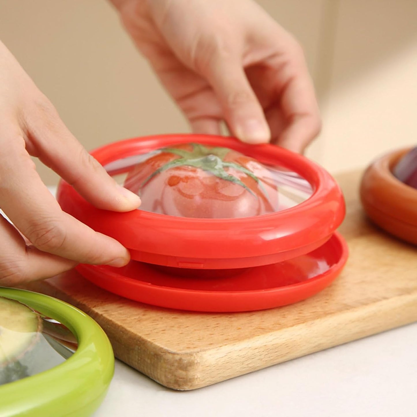 4PC FRUIT VEGETABLE STORAGE BOX SET