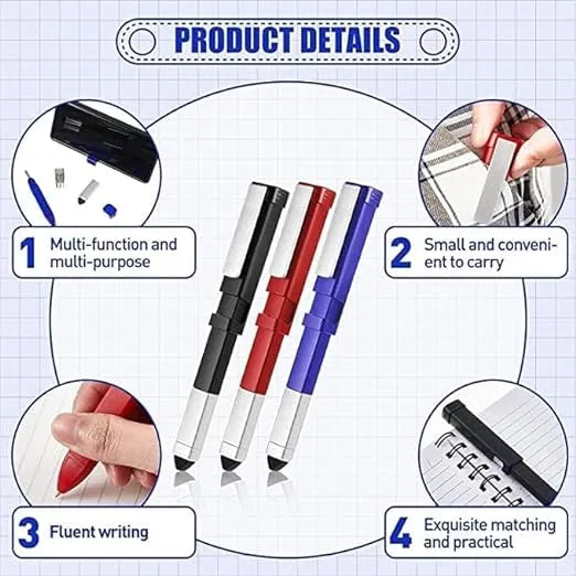 4-in-1 Touch Pen Set with Mobile Holder, Screwdriver Kit, and Ballpoint Pen - Ultimate Multifunctional Tool