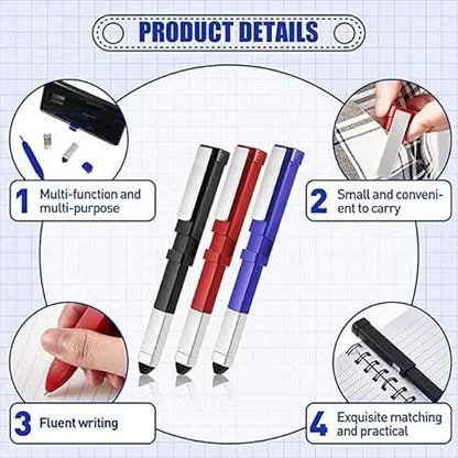 4-in-1 Touch Pen Set with Mobile Holder, Screwdriver Kit, and Ballpoint Pen - Ultimate Multifunctional Tool