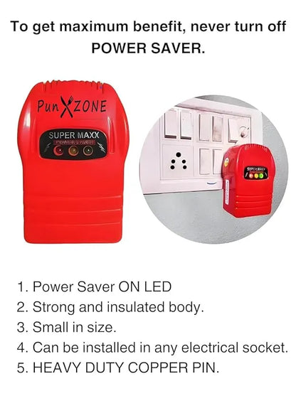 Super Maxx Power Saver Gold Electricity Saving Device (ISI ) Save Upto 40% Electricity Bill Everyday