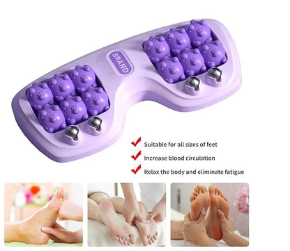 Foot Massager 12 Balls Roller 4 magnetic beads