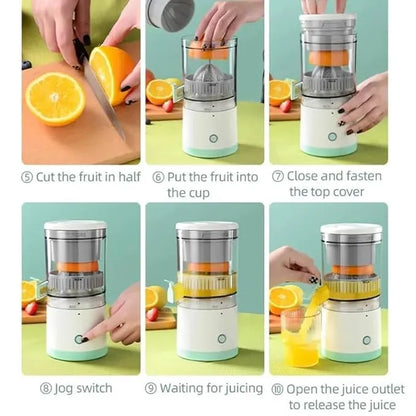 Electric Citrus Juicer, Wireless Citrus Juicer Electric Squeeze Juicer, Dynamic Rechargeable Citrus Juicer