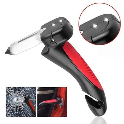 Car Cane Mobility Aid Standing Support Handle Portable Grab Bar for Physically Challenged Old People to Hold & Seat Vehicle Emergency Escape Tools with Window Breaker & Seat Belt Cutter