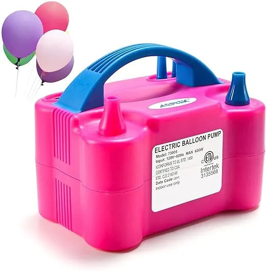 Electric Air Balloon Pump Machine - Dual Nozzle Balloon Pump