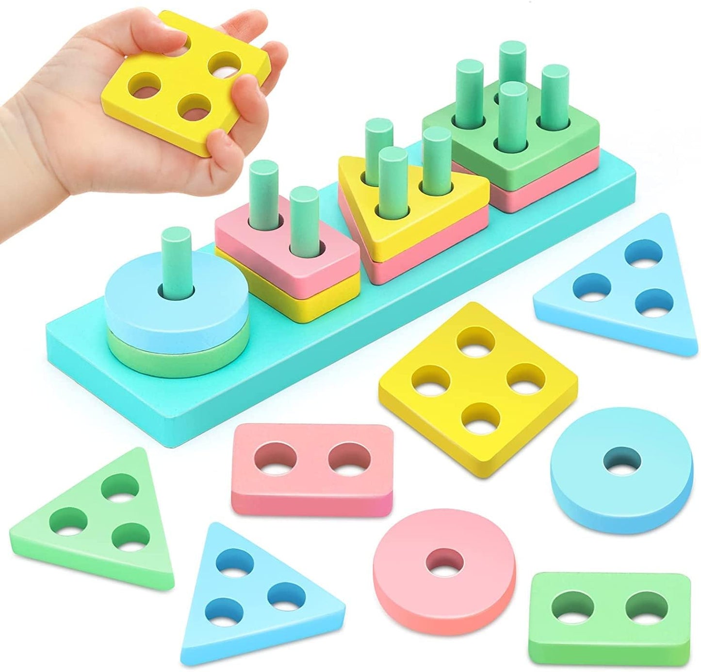 WOODEN SHAPE SORTER BLOCK