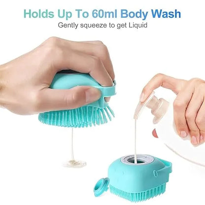 Body scrubber for bathing silicone bath body brush body bath brush bathing brush dry brush silicone gel shower gel Body scrubber sponge scrubber for shower Bath sponge brush